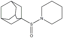 1-adamantyl piperidino sulfoxide Struktur