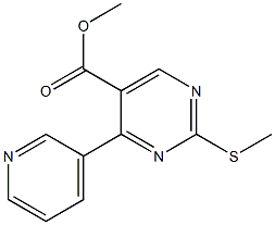 methyl 2-(methylsulfanyl)-4-(3-pyridinyl)-5-pyrimidinecarboxylate