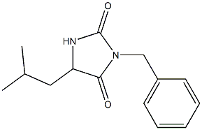 3-benzyl-5-isobutylimidazolidine-2,4-dione Struktur