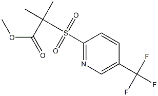 methyl 2-methyl-2-{[5-(trifluoromethyl)-2-pyridyl]sulfonyl}propanoate