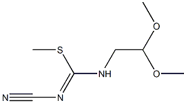 2-{[(cyanoimino)(methylthio)methyl]amino}-1,1-dimethoxyethane|