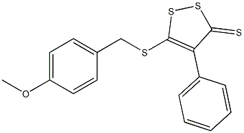 5-[(4-methoxybenzyl)thio]-4-phenyl-3H-1,2-dithiole-3-thione