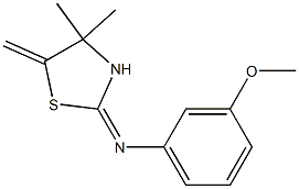 N1-(4,4-dimethyl-5-methylidene-1,3-thiazolan-2-yliden)-3-methoxyaniline