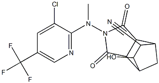 4-[[3-chloro-5-(trifluoromethyl)-2-pyridinyl](methyl)amino]-9-hydroxy-3,5-dioxo-4-azatricyclo[5.2.1.0~2,6~]decane-8-carbonitrile