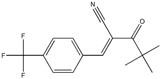 2-(2,2-dimethylpropanoyl)-3-[4-(trifluoromethyl)phenyl]acrylonitrile