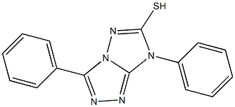 3,7-diphenyl-7H-[1,2,4]triazolo[4,3-b][1,2,4]triazole-6-thiol Structure