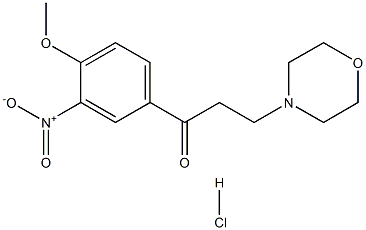 1-(4-methoxy-3-nitrophenyl)-3-morpholinopropan-1-one hydrochloride