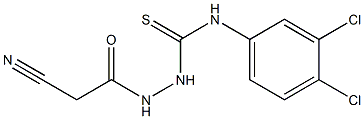 2-(2-cyanoacetyl)-N-(3,4-dichlorophenyl)hydrazine-1-carbothioamide|