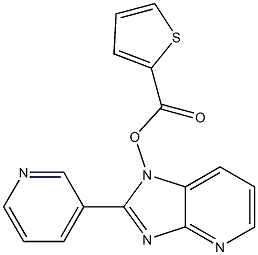 2-(3-pyridyl)-1H-imidazo[4,5-b]pyridin-1-yl thiophene-2-carboxylate Structure