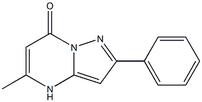 5-methyl-2-phenyl-4,7-dihydropyrazolo[1,5-a]pyrimidin-7-one 结构式