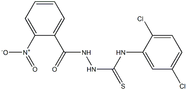 N1-(2,5-dichlorophenyl)-2-(2-nitrobenzoyl)hydrazine-1-carbothioamide Structure
