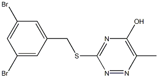 3-[(3,5-dibromobenzyl)thio]-6-methyl-1,2,4-triazin-5-ol