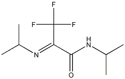 N1-isopropyl-3,3,3-trifluoro-2-(isopropylimino)propanamide,,结构式