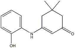 3-(2-hydroxyanilino)-5,5-dimethyl-2-cyclohexen-1-one,,结构式