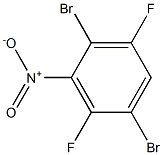 2,5-Dibromo-3,6-difluoronitrobenzene Struktur