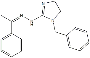 1-phenylethan-1-one 1-(1-benzyl-4,5-dihydro-1H-imidazol-2-yl)hydrazone