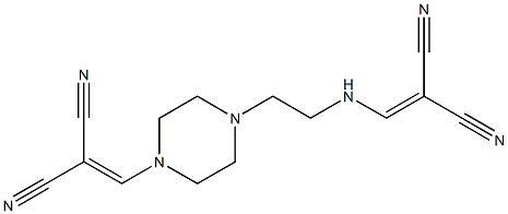 2-[(4-{2-[(2,2-dicyanovinyl)amino]ethyl}piperazino)methylidene]malononitrile|