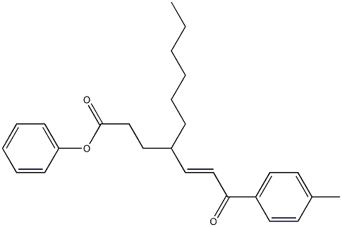 4-[(E)-3-(4-methylphenyl)-3-oxo-1-propenyl]phenyl decanoate,,结构式