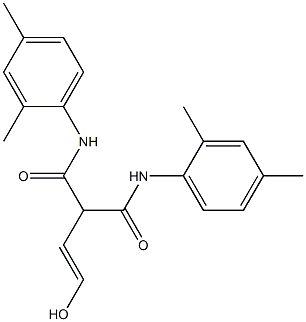 {3-(2,4-dimethylanilino)-2-[(2,4-dimethylanilino)carbonyl]-3-oxopropylidene}(methyl)ammoniumolate 化学構造式