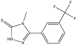 4-methyl-5-[3-(trifluoromethyl)phenyl]-2,4-dihydro-3H-1,2,4-triazole-3-thione|