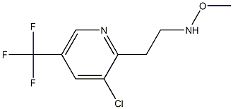 3-chloro-2-[2-(methoxyamino)ethyl]-5-(trifluoromethyl)pyridine,,结构式