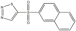  2-naphthyl 1,2,3-thiadiazol-5-yl sulfone