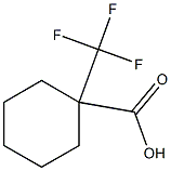 1-(trifluoromethyl)cyclohexanecarboxylic acid Structure