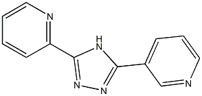 2-[5-(3-pyridyl)-4H-1,2,4-triazol-3-yl]pyridine 结构式