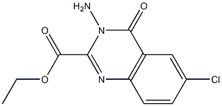 ethyl 3-amino-6-chloro-4-oxo-3,4-dihydroquinazoline-2-carboxylate|