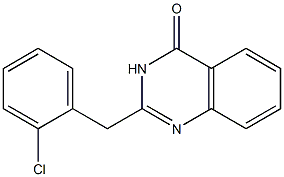 2-(2-chlorobenzyl)-4(3H)-quinazolinone 结构式