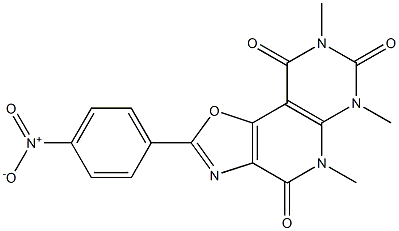 5,6,8-trimethyl-2-(4-nitrophenyl)-4,5,6,7,8,9-hexahydropyrimido[5',4':5,6]pyrido[3,4-d][1,3]oxazole-4,7,9-trione