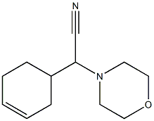 2-cyclohex-3-enyl-2-morpholinoacetonitrile 结构式