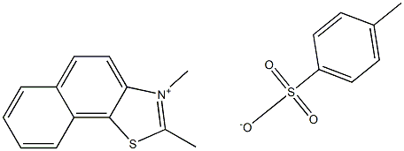 2,3-dimethylnaphtho[2,1-d][1,3]thiazol-3-ium 4-methylbenzene-1-sulfonate Struktur
