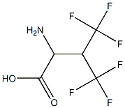 2-amino-4,4,4-trifluoro-3-(trifluoromethyl)butanoic acid 结构式