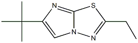 6-(tert-butyl)-2-ethylimidazo[2,1-b][1,3,4]thiadiazole Struktur