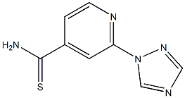 2-(1H-1,2,4-triazol-1-yl)pyridine-4-carbothioamide Structure