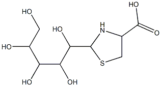  2-(1,2,3,4,5-pentahydroxypentyl)-1,3-thiazolane-4-carboxylic acid