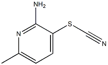 2-amino-6-methyl-3-pyridyl thiocyanate