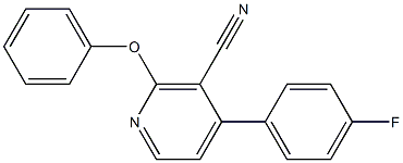 4-(4-fluorophenyl)-2-phenoxynicotinonitrile