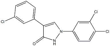 4-(3-chlorophenyl)-1-(3,4-dichlorophenyl)-1,2-dihydro-3H-pyrazol-3-one