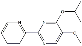 4-isopropoxy-5-methoxy-2-(2-pyridinyl)pyrimidine Structure