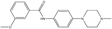 3-methoxy-N-[4-(4-methylpiperazino)phenyl]benzenecarboxamide