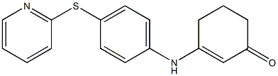 3-[4-(2-pyridinylsulfanyl)anilino]-2-cyclohexen-1-one