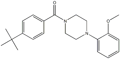 [4-(tert-butyl)phenyl][4-(2-methoxyphenyl)piperazino]methanone|
