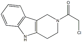 2-(chloroacetyl)-2,3,4,5-tetrahydro-1H-pyrido[4,3-b]indole Structure