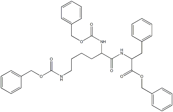 benzyl 2-[(2,6-di{[(benzyloxy)carbonyl]amino}hexanoyl)amino]-3-phenylpropanoate