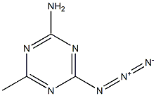 2-Amino-4-azido-6-methyl-s-triazine 结构式