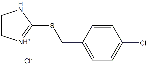  2-[(4-chlorobenzyl)thio]-4,5-dihydro-1H-imidazol-3-ium chloride