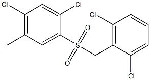 1,5-dichloro-2-[(2,6-dichlorobenzyl)sulfonyl]-4-methylbenzene