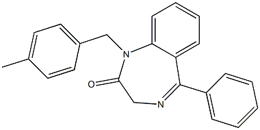 1-(4-methylbenzyl)-5-phenyl-1,3-dihydro-2H-1,4-benzodiazepin-2-one